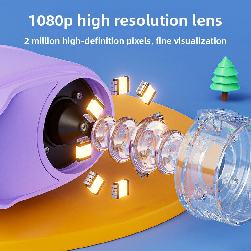 Children's handheld digital microscope