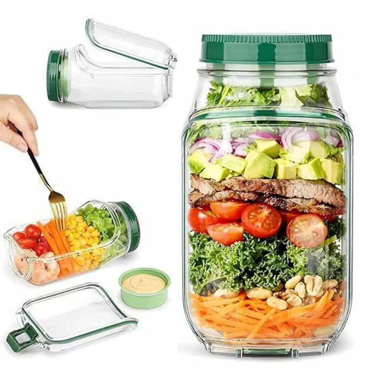 FreshLife Salad Jar