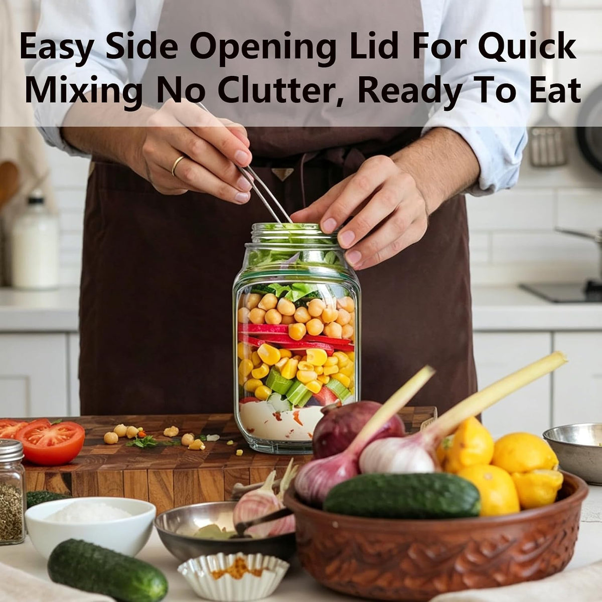 FreshLife Salad Jar