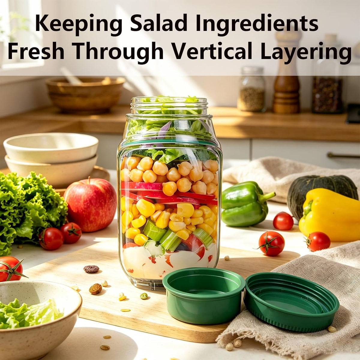 FreshLife Salad Jar